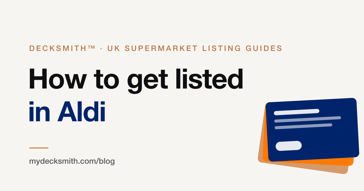 How to get listed in Aldi